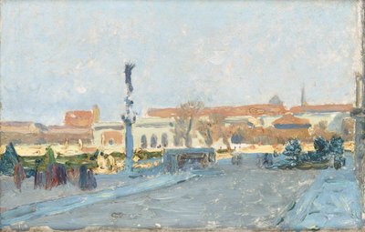 Blick auf Wien vom äußeren Burgtor von Maximilian Suppantschitsch