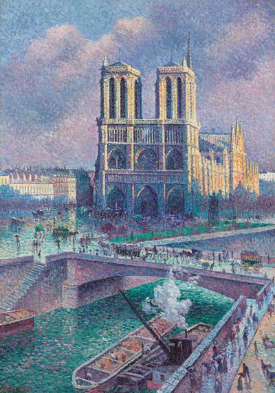 Notre-Dame de Paris, 1900 von Maximilien Luce