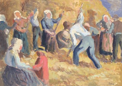 Die Ernte, um 1914 von Maximilien Luce