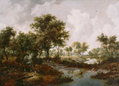 Eine bewaldete Landschaft, 1667 von Meindert Hobbema