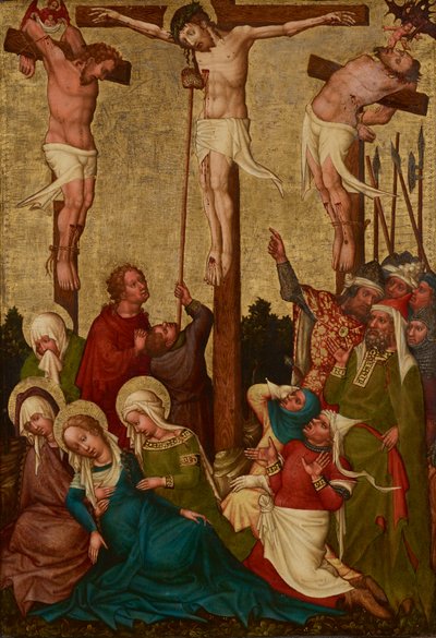 Kreuzigung Christi von Meister der St. Lambrechter Votivtafel