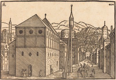 Türkische Stadt von Melchior Lorch