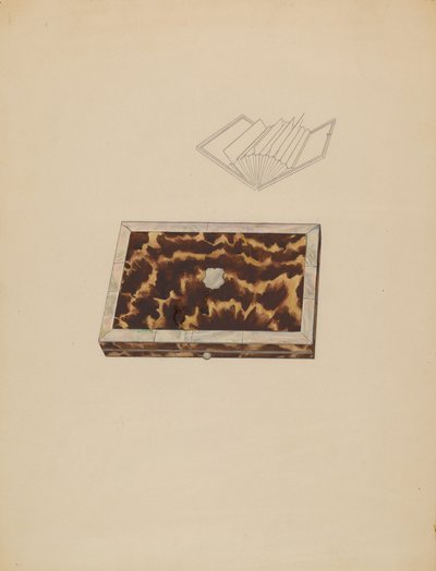 Kartenetui, ca. 1936 von Melita Hofmann