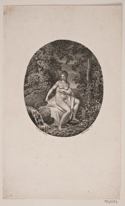 Badende Frau von Meno Haas