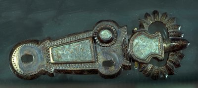 Merowingische Kunst: Gürtelschnalle. Paris, Musée Carnavalet von Merovingian