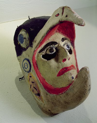 Adlerkrieger-Maske von Mexican School