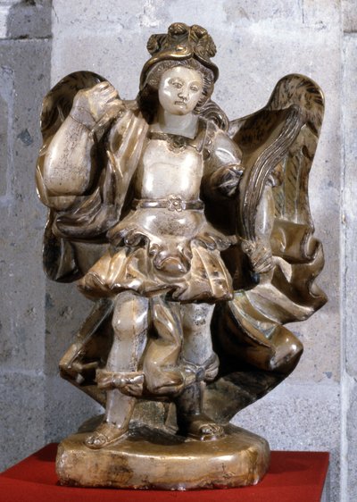 Statue des Heiligen Michael von Mexican School