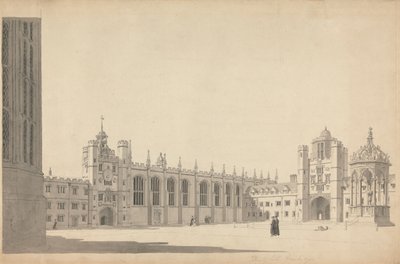 Der Große Hof, Trinity College, Cambridge von Michael Angelo Rooker