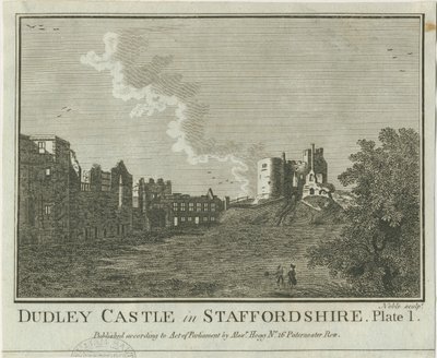 Dudley Castle: Kupferstich, undatiert [1653-1686] von Michael Burghers
