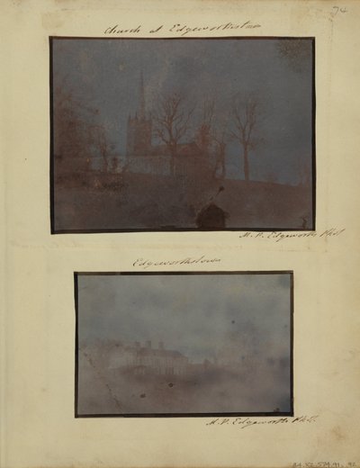 Die Kirche in Edgeworthstown von Michael Pakenham Edgeworth