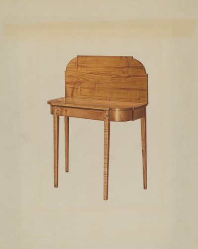 Wandtisch, ca. 1938 von Michael Riccitelli