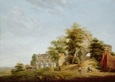 Ruinen der Buildwas Abbey, 1770 von Michael Rooker
