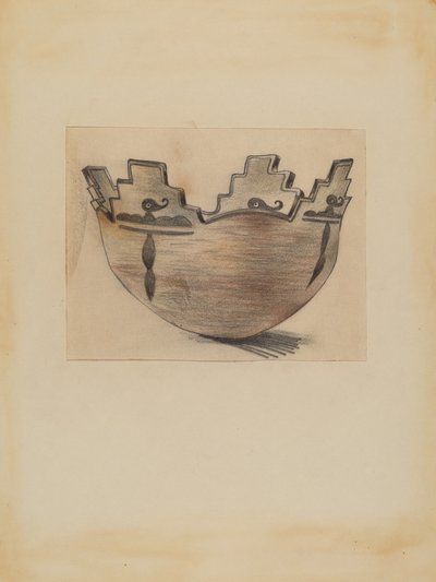 Zeremonielle Schale von Michael Trekur