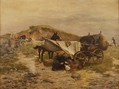 Tartaren ruhen sich aus von Michal Pawel Gorstkin Wywiórski