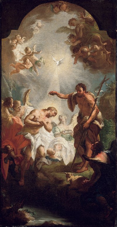 Die Taufe Christi von Michel Angelo Unterberger