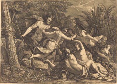 Pan und Syrinx von Michel Dorigny