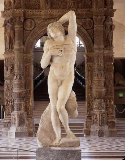 Gefangener, bekannt als Der sterbende Sklave von Michelangelo Buonarroti