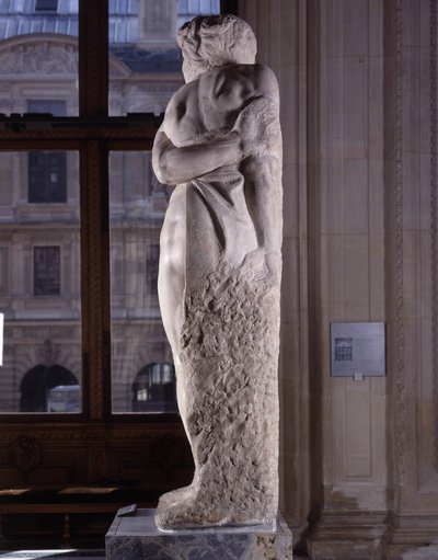 Gefangener, bekannt als Der rebellische Sklave von Michelangelo Buonarroti