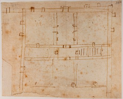 Hausplan von Michelangelo Buonarroti
