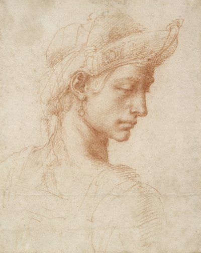 Idealkopf, ca. 1518-20 von Michelangelo Buonarroti
