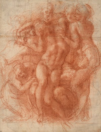 Beweinung, ca. 1530 von Michelangelo Buonarroti