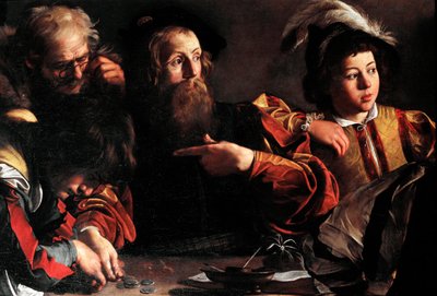 Die Berufung des heiligen Matthäus von Michelangelo Merisi da Caravaggio