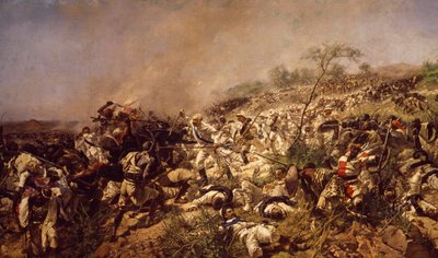 Die Schlacht von Dogali von Michele Cammarano