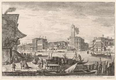 Ansichten von Venedig: Cannaregio von Michele Marieschi