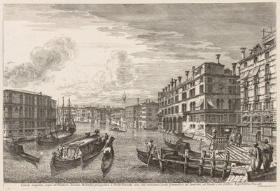 Ansichten von Venedig: Canal Grande von Michele Marieschi