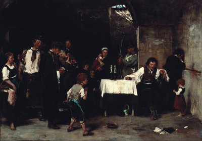 Verurteilte Zelle I von Mihály Munkácsy