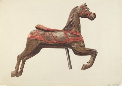Karussellpferd von Mildred E. Bent