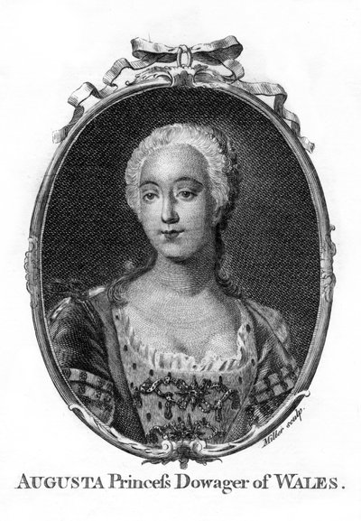 Augusta, Prinzessin von Wales, 1719-1772 von Miller