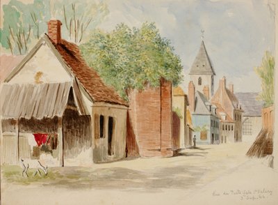 Rue du Puits Sale, St. Valery von Miner Kilbourne Kellogg
