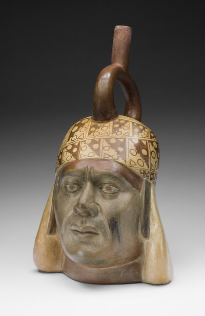Porträtgefäß eines Herrschers von Moche Moche