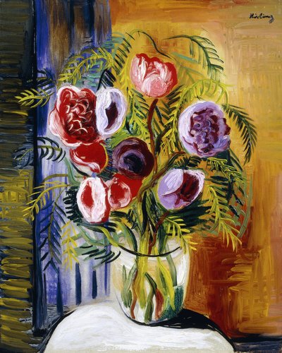 Blumen in einer Vase von Moise Kisling