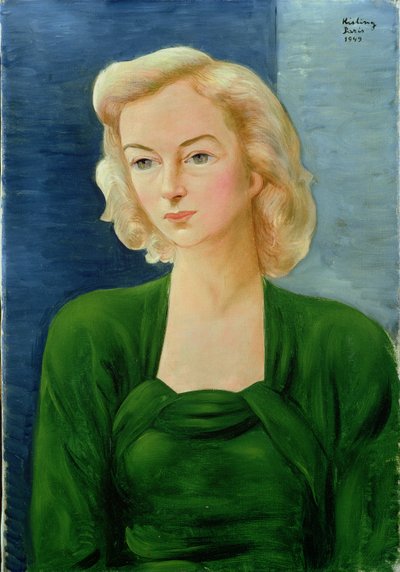 Porträt von Madame Martin von Moise Kisling