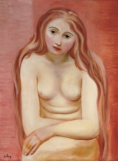 Sitzender Akt von Moise Kisling