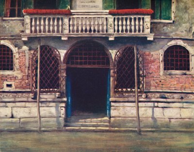 Ein Türrahmen, Venedig, 1903 von Mortimer L Menpes