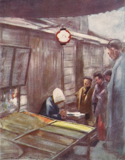 Ein Süßwarenstand von Mortimer L Menpes