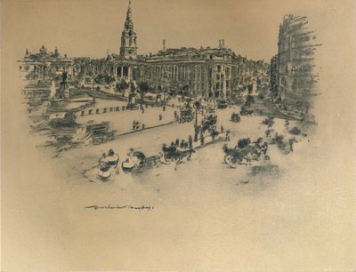 Trafalgar Square von Mortimer L Menpes