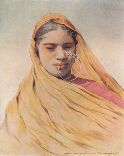 Eine einheimische Braut, 1905 von Mortimer Ludington Menpes