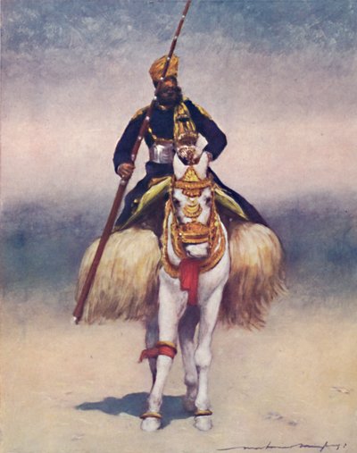 Ein Gefolgsmann aus Alwar, 1903 von Mortimer Ludington Menpes