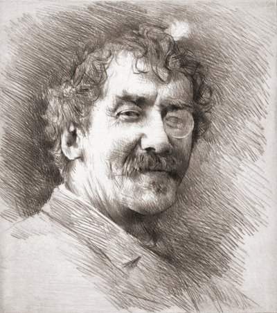 James McNeill Whistler, Porträt. von Mortimer Ludington Menpes