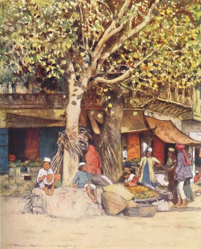 Mittag, Delhi, 1905 von Mortimer Ludington Menpes