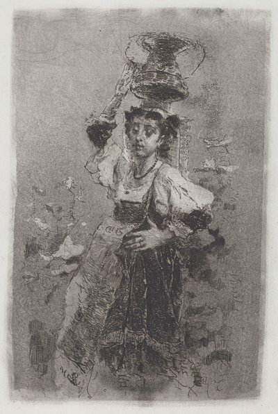 Bäuerin aus der Campagna [Ciociara] von Mose Bianchi