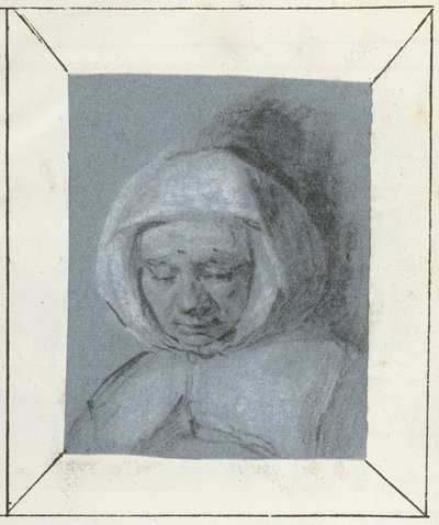 Studie eines Frauenkopfes von Moses Ter Borch