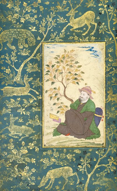 Porträt von Darvish Muhammad Khatib von Muin Musavvir