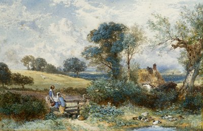 Am Ententeich von Myles Birket Foster