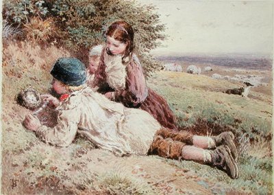 Vogeleier sammeln von Myles Birket Foster