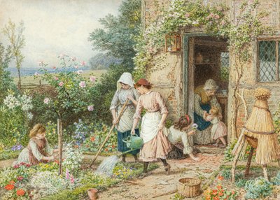 Die kleinen Gärtner von Myles Birket Foster